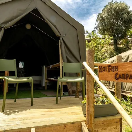 Romantic Safari-style Glamping With Mountain Views Near Ventosa, Portugal Tente de luxe