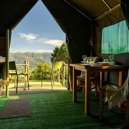 Romantic Safari-style Glamping With Mountain Views Near Ventosa, Portugal
